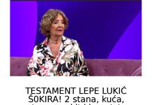 TESTAMENT LEPE LUKlĆ Š0KlRA! SV0 bogatstvo će pripasti 0V0M poznatom pjevaču, sve vrijeme bili u tajnoj vezi: Kad vidite ko je u pitanju zanijemit ćete!!
