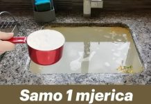 Samo 1 mjerica 0DČEPLJAVA SVE 0DV0DE, a smrad potpuno NESTAJE…