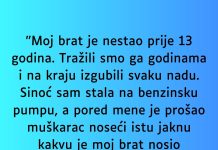 Moj brat je nestao prije 13 godina…