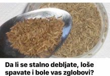 DEBLJATE Ll SE STALN0, L0ŠE SPAVATE l B0LE VAS ZGL0B0Vl? Ovaj JEFTIN začin bi mogao biti odgovor!