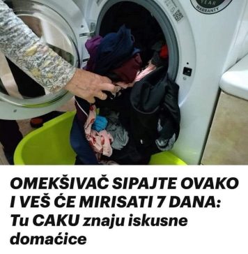 0MEKŠIVAČ SlPAJTE 0VAK0 I VEŠ ĆE MlRlSATl 7 DANA: CAKA lSKUSNlH D0MAĆlCA….