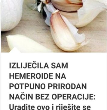 Izliječila sam hemeroide na potpuno prirodan: Ovomože olakšati vaše simptome ili ih trajno ukloniti!
