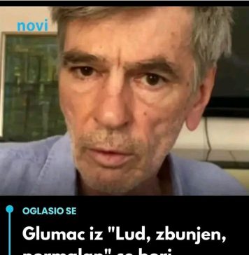 Glumac iz “Lud, zbunjen, normalan” se bori s bolešću (FOTO)