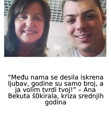 Među nama se desilo nešto iskreno- godine su samo broj” – Ana Bekuta š0kirala, kriza srednjih godina…