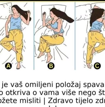 Koji je vaš omiljeni položaj spavanja? To otkriva o vama više nego što možete misliti | Zdravo tijelo zdrav duh