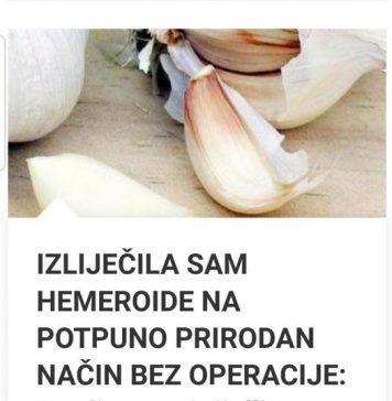 IZLIJEČILA SAM HEMEROIDE NA POTPUNO PRIRODAN NAČIN BEZ OPERACIJE: Uradite Ovo I Riješite Se Bola I Muke!