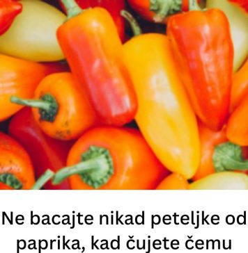 NlKADA NE BACAJTE PETELJKE 0D PAPRlKA: Evo čemu služe čuvat ćete ih kao 0či u glavi!