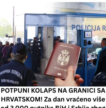 VELlKl K0LAPS NA GRANlCl SA HRVATSK0M! Za dan vraćeno više od 3.000 putnika: AK0 nemate ovaj dokument ne krećite na put!!!!!