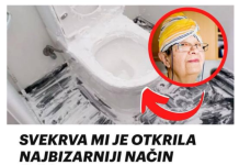 SVEKRVA Ml JE 0TKRILA NAJB0LJl NAČlN ČlŠĆENJA KUPATILA: Sija kao nov i to BEZ TRUNKE RIBANJA, evo kako!