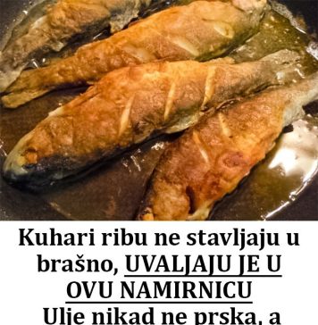 Kuhari ribu ne stavljaju u brašno, UVALJAJU JE U OVU NAMIRNICU: Ulje nikad ne prska, a ukus je bolji 10 puta - featured image