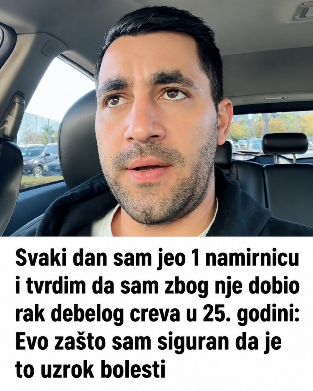 “Svaki dan sam jeo 1 namirnicu i tvrdim da sam zbog nje dobio rak debelog creva u 25. godini: Evo zašto sam siguran da je to uzrok bolesti” - featured image “Svaki dan sam jeo 1 namirnicu i tvrdim da sam zbog nje dobio rak debelog creva u 25. godini: Evo zašto sam siguran da je to uzrok bolesti” - featured image