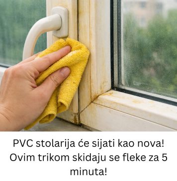 PVC stolarija će sijati kao nova! Ovim trikom skidaju se fleke za 5 minuta! - featured image