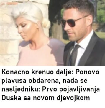KonaČno krenuo dalje: Ponovo plavuŠa obdarena, nada se nasljedniku: Prvo pojavljivanja DuŠka sa novom djevojkom - featured image