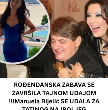 ROĐENDANSKA ZABAVA SE ZAVRŠILA TAJNOM UDAJOM !!!Manuela Bijelić SE UDALA ZA TATINOG NAJBOLJEG PRIJATELJA!!!Toni i Dragana van sebe čupaju kosu sa glave pogledajte ko je u pitanju neće vam bit dobro!!!! - featured image