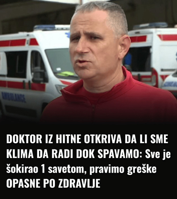 DOKTOR IZ HITNE OTKRIVA DA LI SME KLIMA DA RADI DOK SPAVAMO: Sve je šokirao 1 savetom, pravimo greške OPASNE PO ZDRAVLJE - featured image