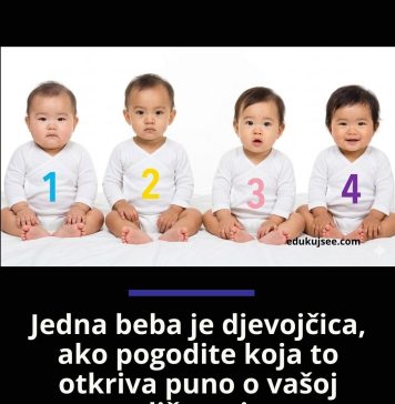 Jedna beba je djevojčica, ako pogodite koja to otkriva puno o vašoj ličnosti - featured image