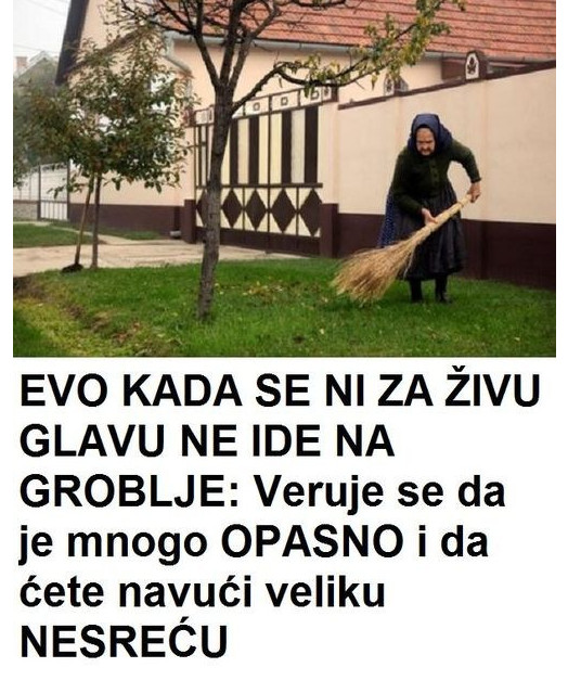 Evo kada na groblje ni slučajno ne smijete ići? Kažu da je ovo grijeh i uzrok nesreće - featured image