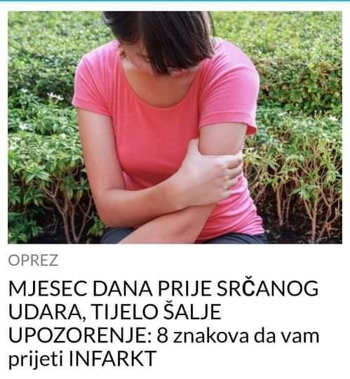 Mjesec dana prije srčanog udara vaše tijelo šalje upozorenje: 8 znakova da ste u opasnosti - featured image