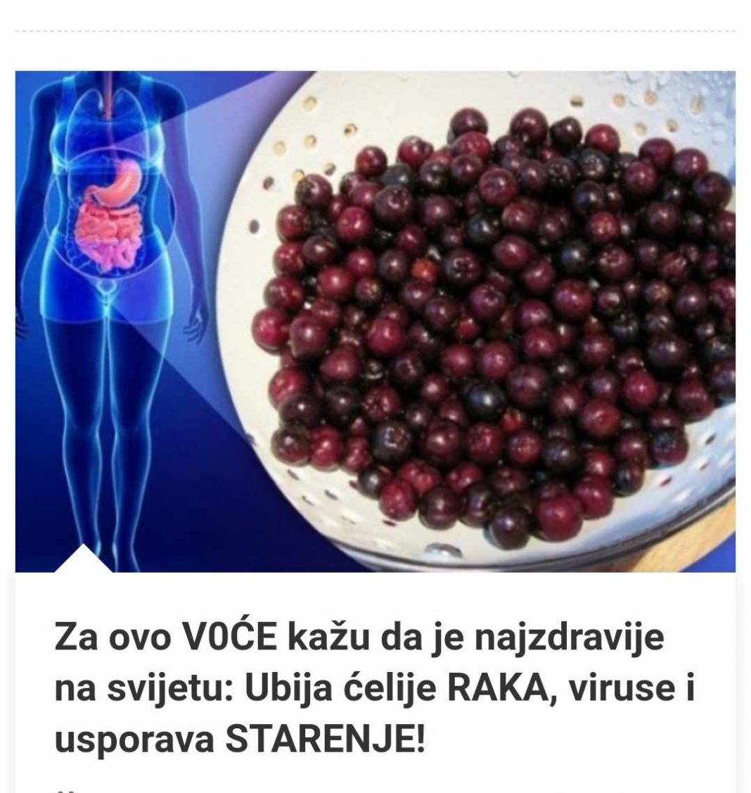 ZA OVO VOĆE KAŽU DA JE NAJZDRAVIJE NA SVIJETU: ubija ćelije raka, viruse i usporava starenje! (FOTO) - featured image