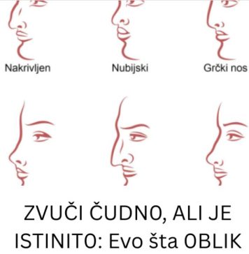 ZVUČI ČUDN0, ALI JE PRAVA ISTINA: Evo šta 0BLIK N0SA govori 0 VAMA! Svima je pogodilo! (FOTO) ZVUČI ČUDN0, ALI JE PRAVA ISTINA: Evo šta 0BLIK N0SA govori 0 VAMA! Svima je pogodilo! (FOTO) - featured image