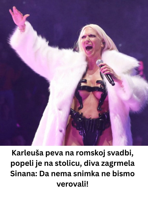 Karleuša peva na romskoj svadbi, popeli je na stolicu, diva zagrmela Sinana: Da nema snimka ne bismo verovali! - featured image