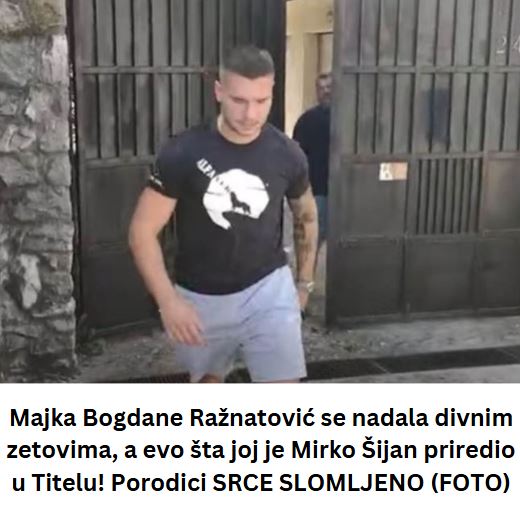 Majka Bogdane Ražnatović se nadala divnim zetovima, a evo šta SU JOJ PRIREDILI u Titelu! Porodici SRCE SLOMLJENO (FOTO) - featured image