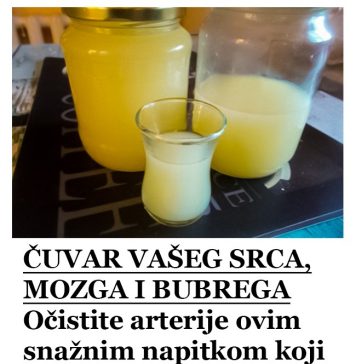 Prirodni napitak koji čisti arterije, poboljšava cirkulaciju i smanjuje krvni pritisak - featured image