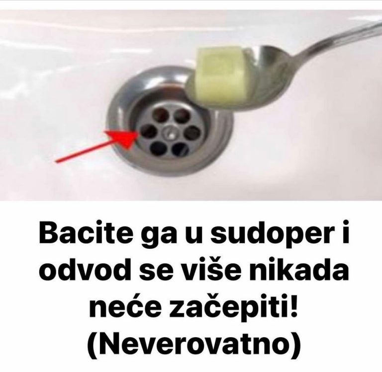Bacite ga u sudoper i odvod se više nikada neće začepiti! (Neverovatno) - featured image