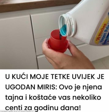 U KUĆI MOJE TETKE UVIJEK JE UGODAN MIRIS: Ovo je njena tajna i koštaće vas nekoliko centi za godinu dana! U KUĆI MOJE TETKE UVIJEK JE UGODAN MIRIS: Ovo je njena tajna i koštaće vas nekoliko centi za godinu dana! - featured image