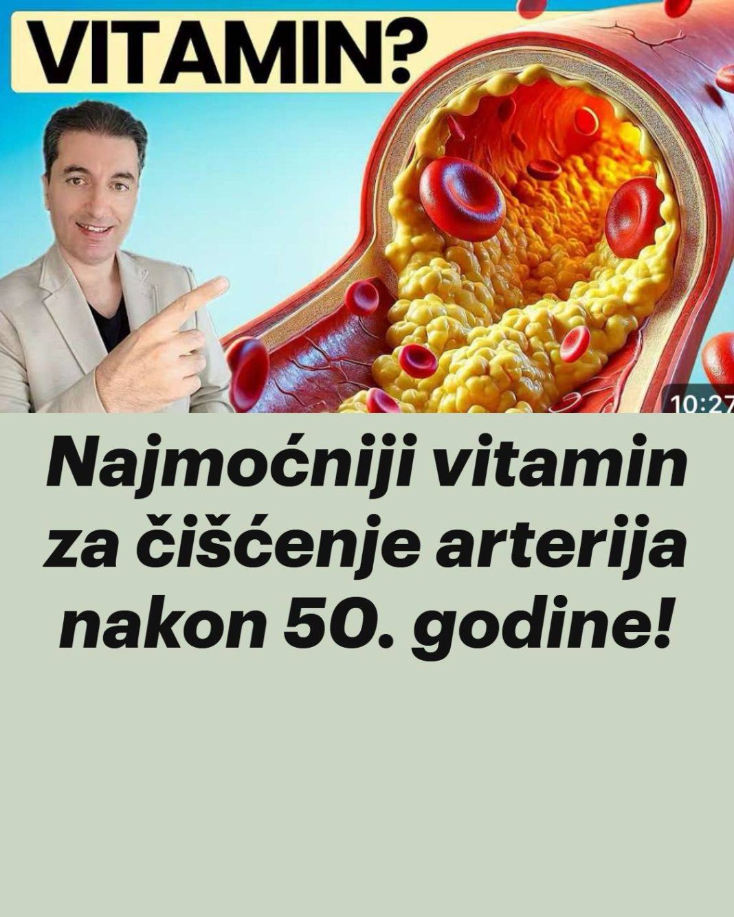 Najmoćniji vitamin za čišćenje arterija nakon 50. godine! - featured image