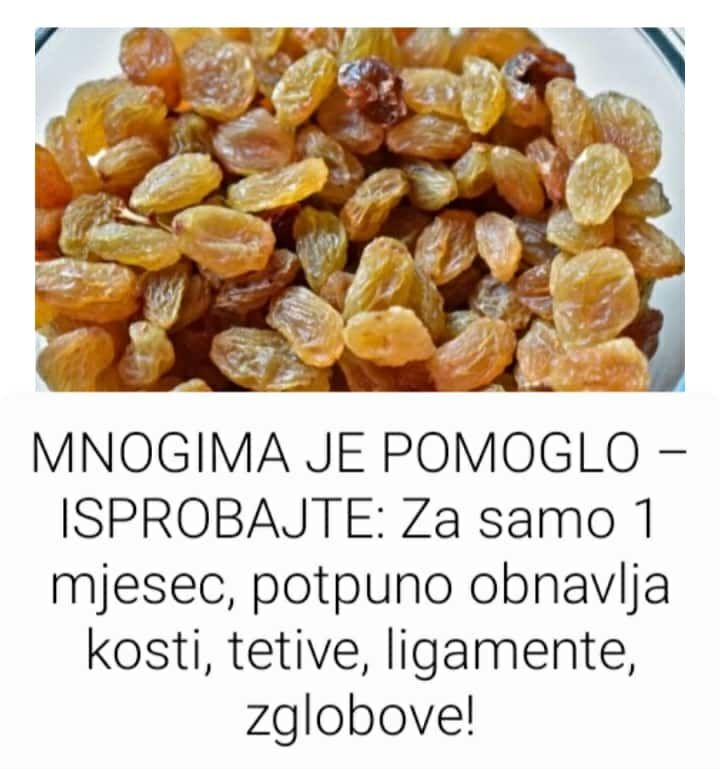 MNOGIMA JE POMOGLO – ISPROBAJTE: Za samo 1 mjesec, potpuno obnavlja kosti, tetive, ligamente, zglobove! - featured image