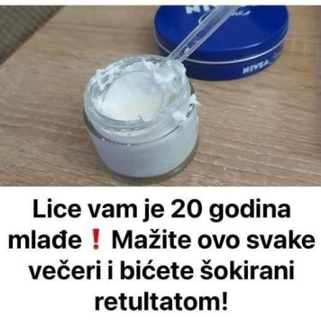 Lice vam je 20 godina mlađe❗Mažite ovo svake večeri i bićete šokirani retultatom! Lice vam je 20 godina mlađe❗Mažite ovo svake večeri i bićete šokirani retultatom! - featured image