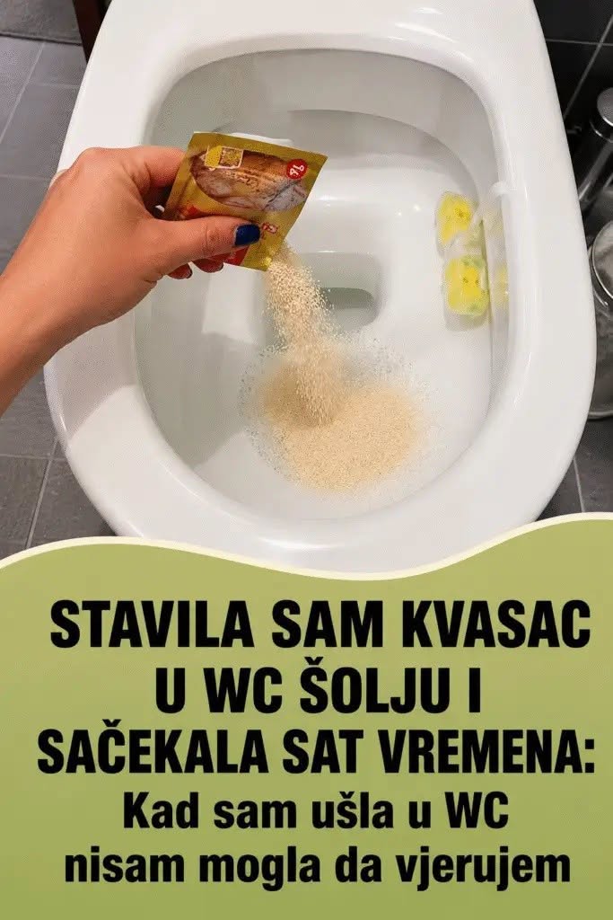 STAVILA SAM KVASAC U WC ŠOLJU I SAČEKALA SAT VREMENA: Kad sam ušla u WC nisam mogla da vjerujem - featured image STAVILA SAM KVASAC U WC ŠOLJU I SAČEKALA SAT VREMENA: Kad sam ušla u WC nisam mogla da vjerujem - featured image