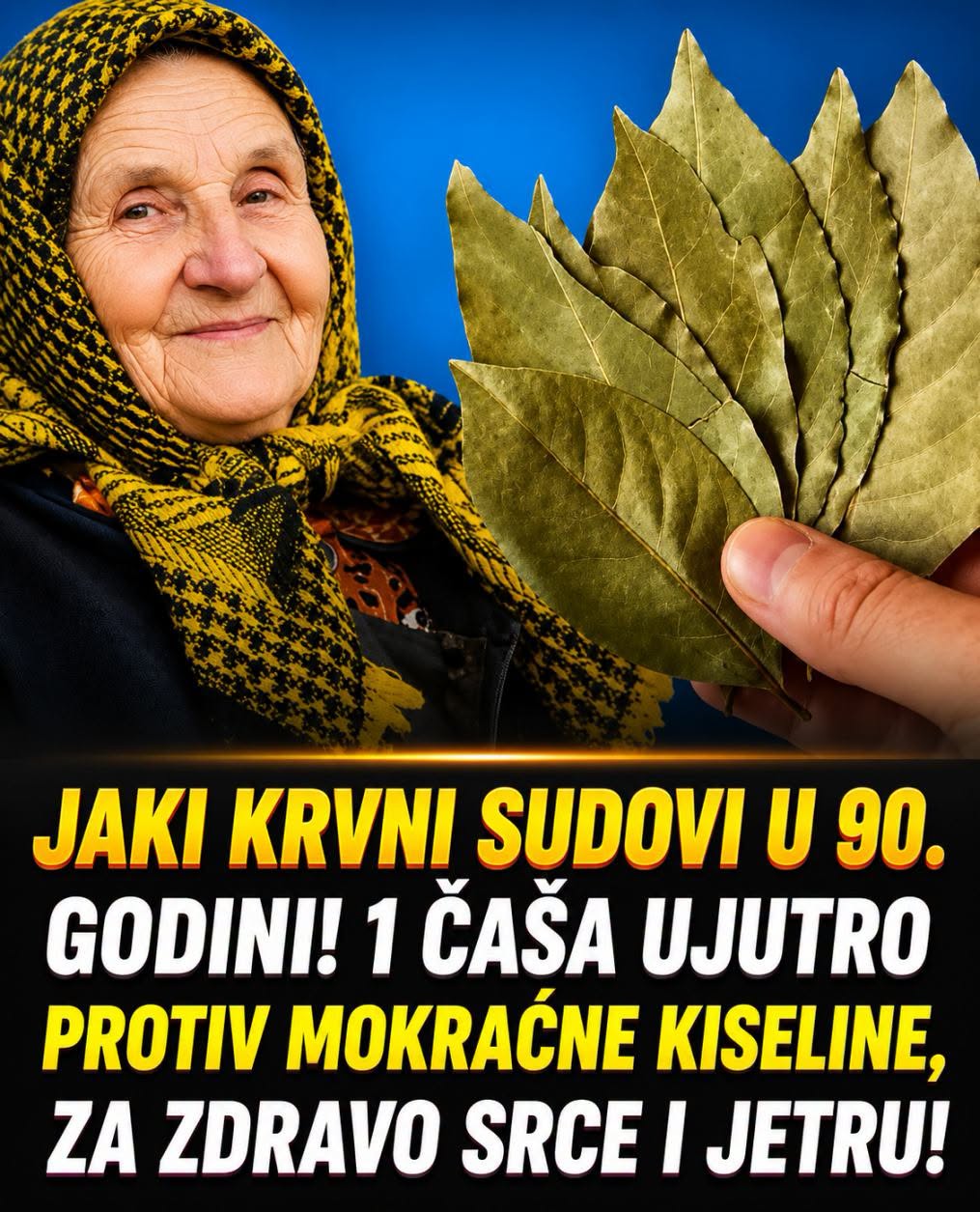 Jaki krvni sudovi u 90. godini! 1 čaša ujutro protiv mokraćne kiseline, za zdravo srce i jetru - featured image