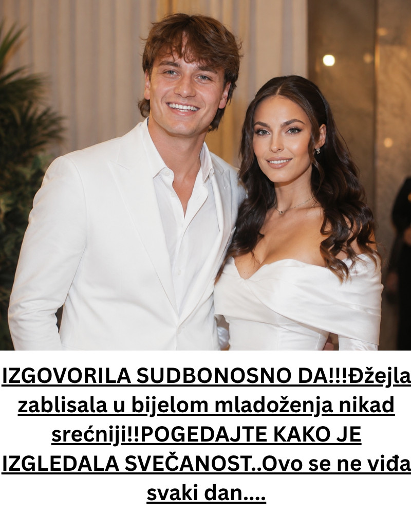 IZGOVORILA SUDBONOSNO DA!!!Đžejla zablisala u bijelom mladoženja nikad srećniji!!POGEDAJTE KAKO JE IZGLEDALA SVEČANOST..Ovo se ne viđa svaki dan…. - featured image IZGOVORILA SUDBONOSNO DA!!!Đžejla zablisala u bijelom mladoženja nikad srećniji!!POGEDAJTE KAKO JE IZGLEDALA SVEČANOST..Ovo se ne viđa svaki dan…. - featured image