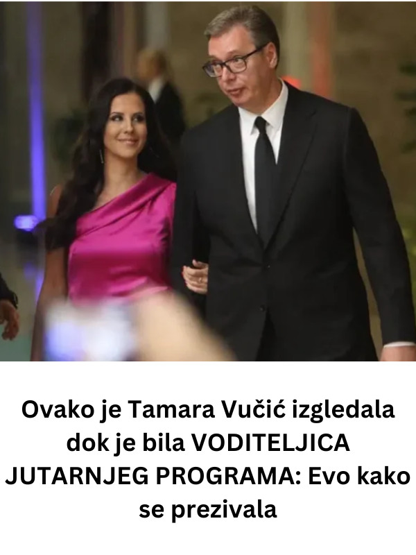 Ovako je Tamara Vučić izgledala dok je bila VODITELJICA JUTARNJEG PROGRAMA: Evo kako se prezivala - featured image Ovako je Tamara Vučić izgledala dok je bila VODITELJICA JUTARNJEG PROGRAMA: Evo kako se prezivala - featured image