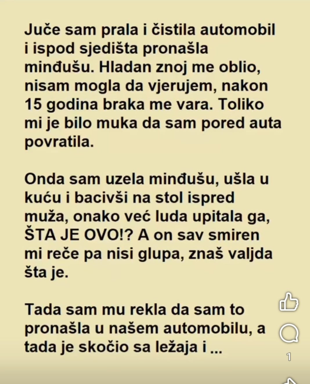 “Juče sam prala i čistila automobil i ispod sjedišta pronašla minđušu” - featured image