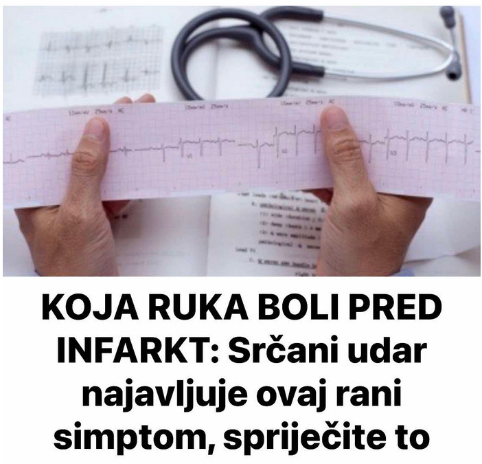 KOJA RUKA BOLI PRED INFARKT: Srčani udar najavljuje ovaj rani simptom - featured image KOJA RUKA BOLI PRED INFARKT: Srčani udar najavljuje ovaj rani simptom - featured image