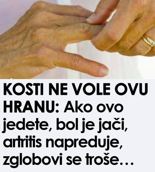 Ova hrana je štetna za zdravlje kostiju; Konzumacija može pogoršati bol, ubrzati napredovanje artritisa i dovesti do daljnjeg propadanja zglobova. - featured image Ova hrana je štetna za zdravlje kostiju; Konzumacija može pogoršati bol, ubrzati napredovanje artritisa i dovesti do daljnjeg propadanja zglobova. - featured image