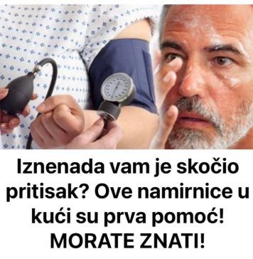 IZNENADA VAM JE SKOČIO PRITISAK: Ove namirnice u kući su prva pomoć! MORATE ZNATI! IZNENADA VAM JE SKOČIO PRITISAK: Ove namirnice u kući su prva pomoć! MORATE ZNATI! - featured image
