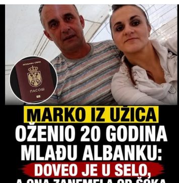 Marko iz Užica oženio 20 godina mlađu Albanku: Doveo je u selo, a ona zanemela od šoka kad je videla šta mu stoji u pasošu - featured image