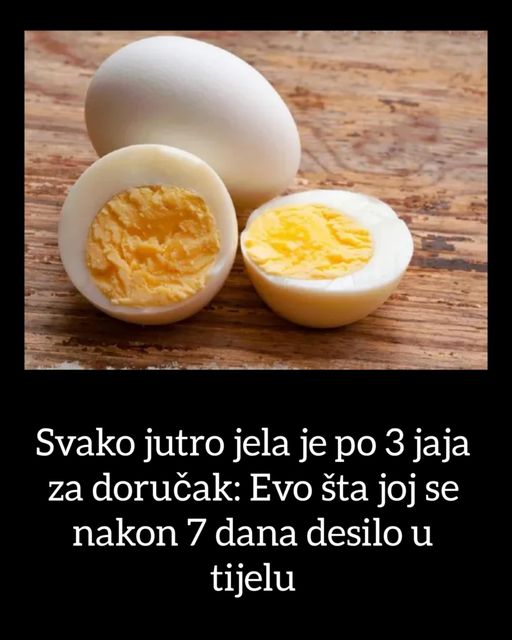 Sedmodnevni eksperiment s jajima: Šta se desilo kada je svakog jutra jela po tri jaja? - featured image Sedmodnevni eksperiment s jajima: Šta se desilo kada je svakog jutra jela po tri jaja? - featured image