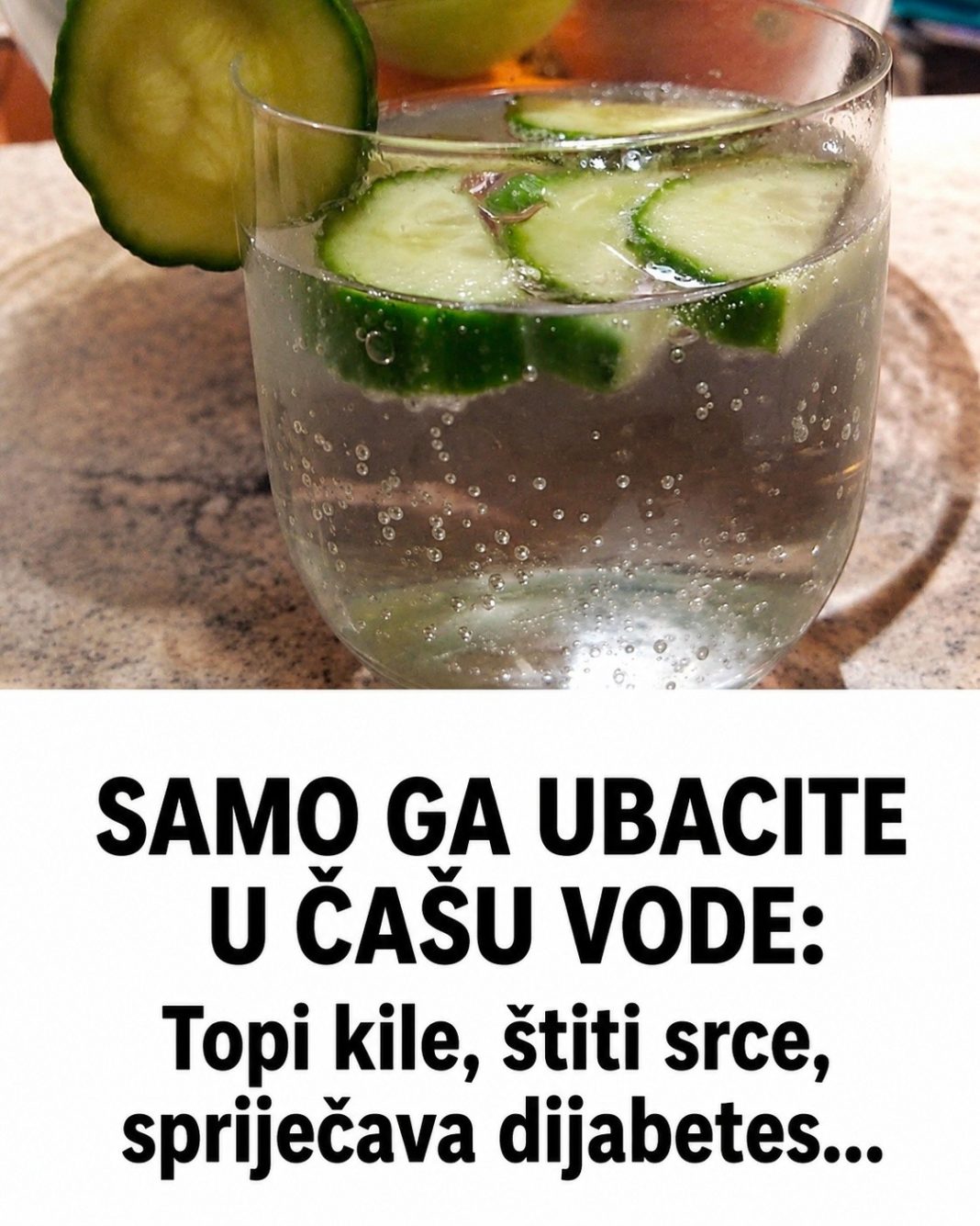 SAMO GA UBACITE U ČAŠU VODE: Topi kile, štiti srce, spriječava dijabetes… - featured image