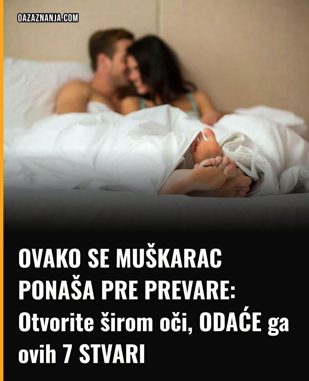 OVAKO SE MUŠKARAC PONAŠA PRE PREVARE: Otvorite širom oči, ODAĆE ga ovih 7 STVARI - featured image OVAKO SE MUŠKARAC PONAŠA PRE PREVARE: Otvorite širom oči, ODAĆE ga ovih 7 STVARI - featured image