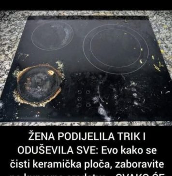 ŽENA PODIJELILA TRIK I ODUŠEVILA SVE: Evo kako se čisti keramička ploča, zaboravite na kupovna sredstva – OVAKO ĆE BITI BLISTAVA I BEZ MRLJE (RECEPT) ŽENA PODIJELILA TRIK I ODUŠEVILA SVE: Evo kako se čisti keramička ploča, zaboravite na kupovna sredstva – OVAKO ĆE BITI BLISTAVA I BEZ MRLJE (RECEPT) - featured image