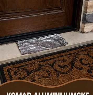 Komad aluminijumske folije stavite ispred kućnih vrata: Preko noći riješićete se velikog problema - featured image