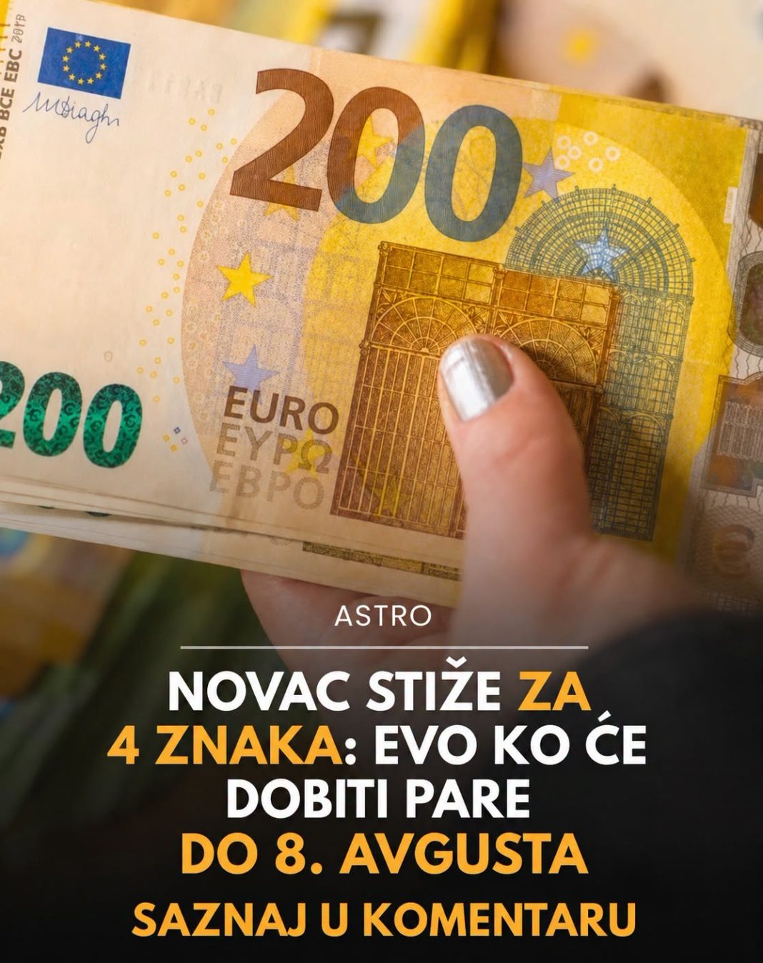 Novac stiže za 4 znaka: Evo ko će dobiti pare do 8. avgusta - featured image
