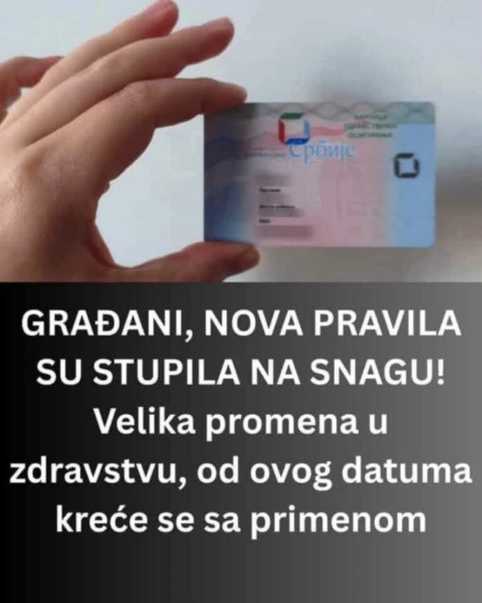 N0VA PRAVlLA SU STUPILA NA SNAGU! Velika promena u zdravstvu, 0D 0V0G DATUMA KREĆE.. - featured image