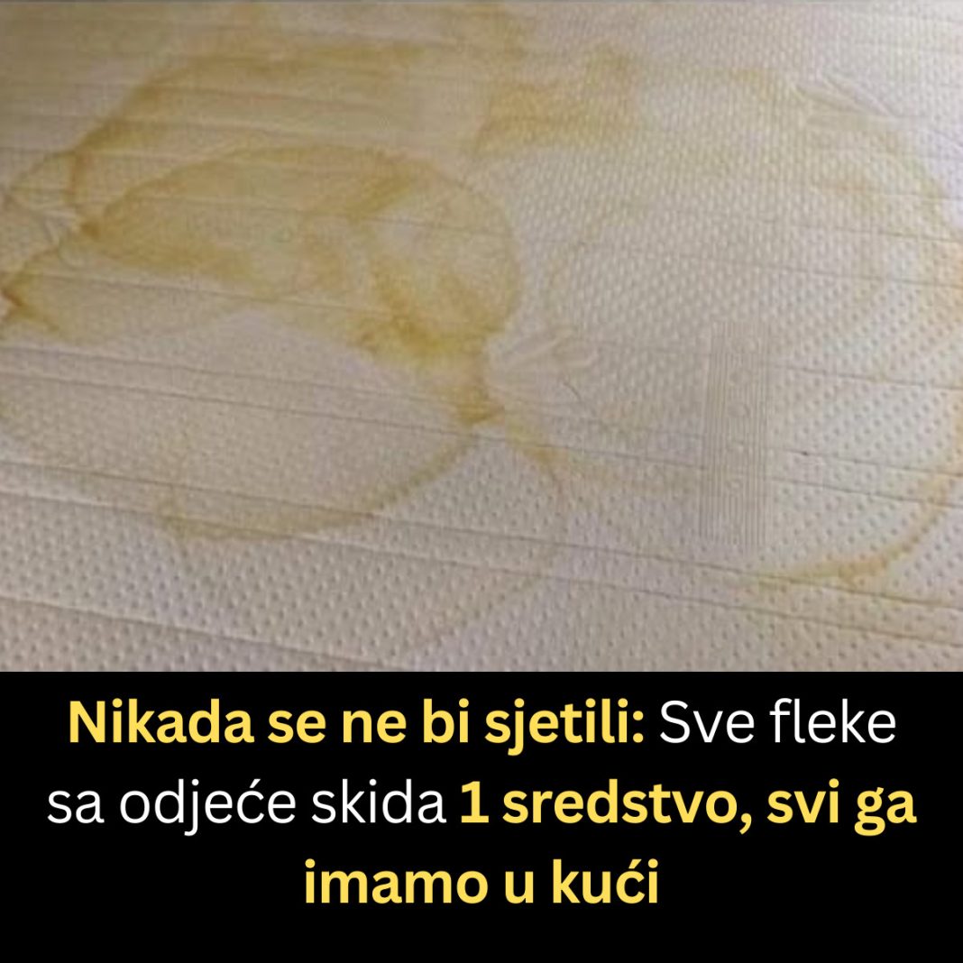 Nikada se ne bi sjetili: Sve fleke sa odjeće skida 1 sredstvo, svi ga imamo u kući - featured image