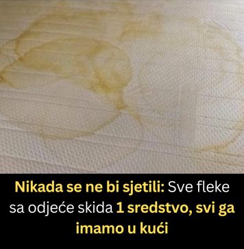 Nikada se ne bi sjetili: Sve fleke sa odjeće skida 1 sredstvo, svi ga imamo u kući - featured image